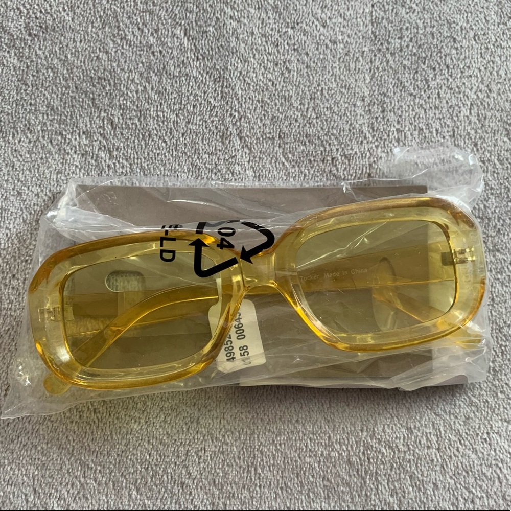 Yellow sunglasses brand new